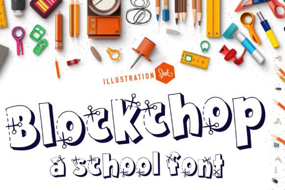 Blockchop: Where Whimsical Scissors Meet Modern Typography