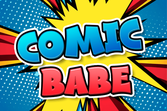 Comic Babe: Bold Superhero Display Font