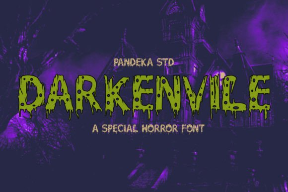 Darkenvile: The Ultimate Typeface for Spooky, Creepy, and Haunted Designs