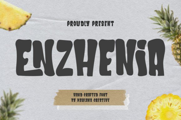 Enzhenia: The Bold Display Font Redefining Modern Visual Identity