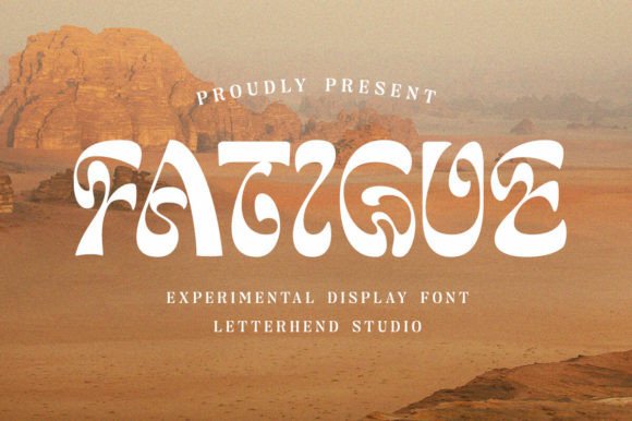 Fatigue: Where Typography Meets Artistic Intrigue