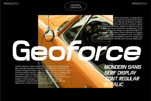 Geoforce: A Bold Typography Solution for Modern Branding
