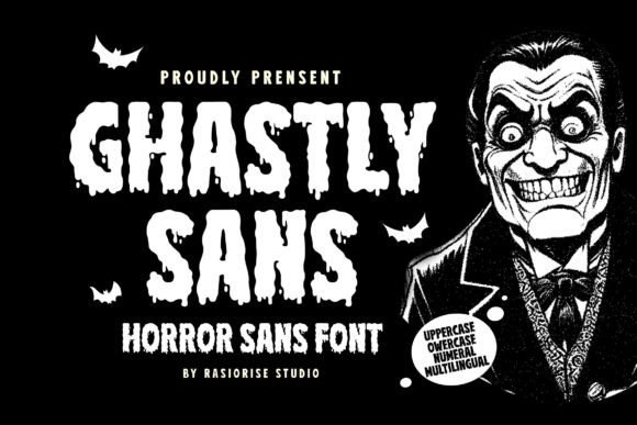 Ghastly Sans: The Ultimate Horror Typeface for Creepy Designs