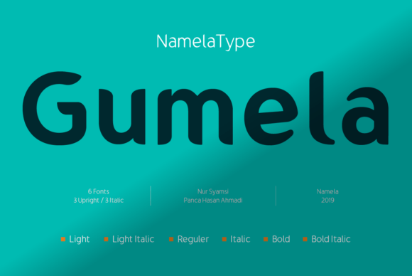 Gumela: A Contemporary Sans Font for Modern Design