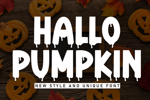 Hallo Pumpkin: A Spooky Display Font for Halloween Designs