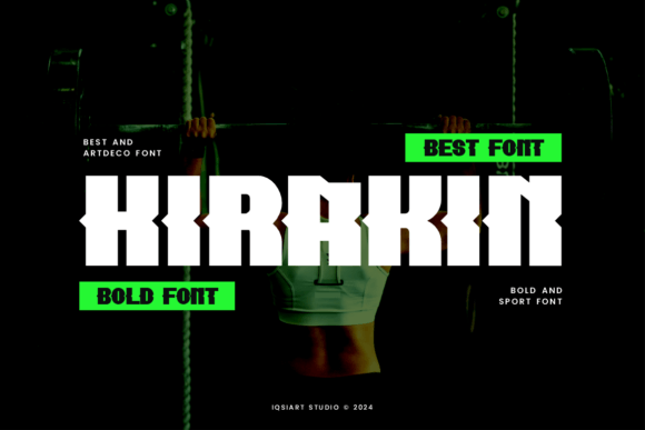 Hirakin: Elevating Brand Identity with Bold Art Deco Typography
