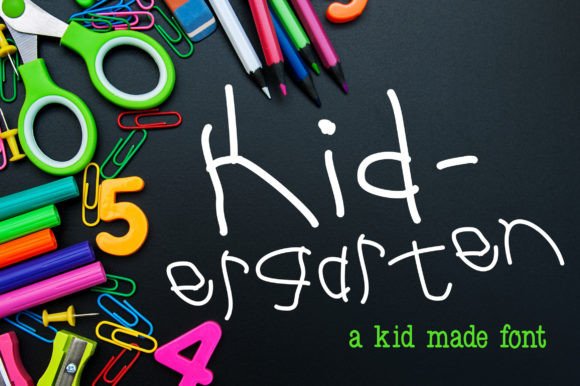 Kid-ergarten: Embracing the Whimsy of Hand-Drawn Typography