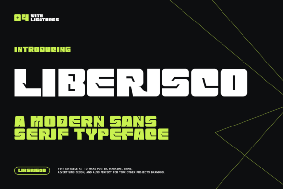 Liberisco: A Bold Typeface for Distinctive Branding