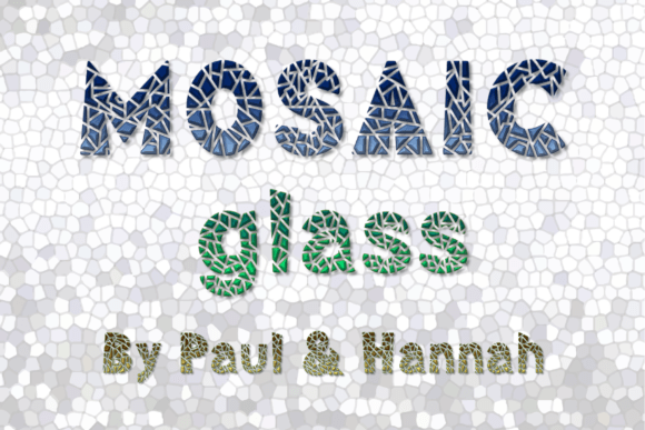 Mosaic Glass: A Font Inspired by Ancient Art