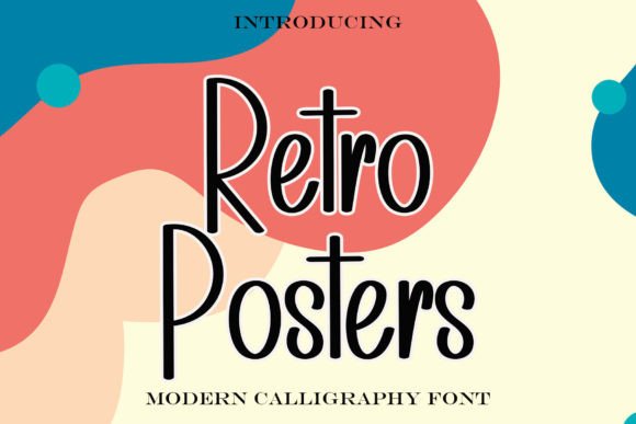 Retro Posters: A Festive Typeface for Holiday Design