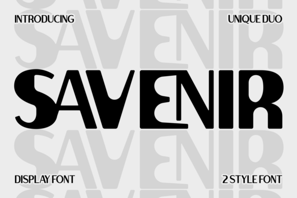 Savenir: The Bold, Modern Display Font Redefining Visual Impact