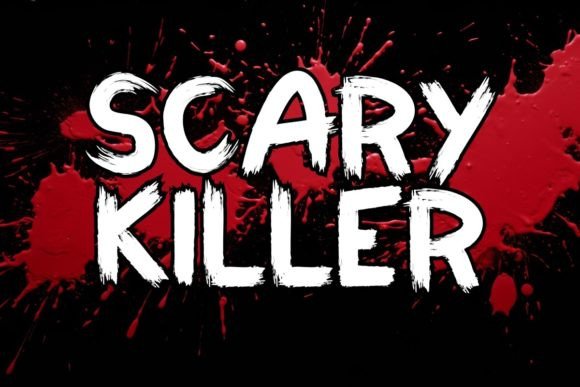 Scary Killer: A Bold Horror Font