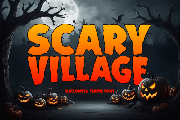 Scary Village: A Workflow for Halloween Typography