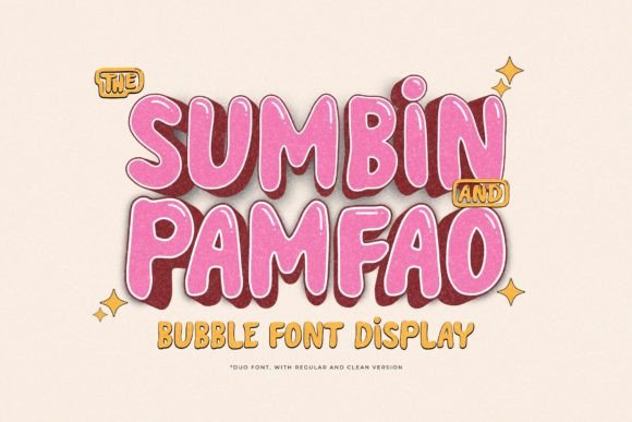 Sumbin Pamfao: The Bubble-Like Font Redefining Playful Design