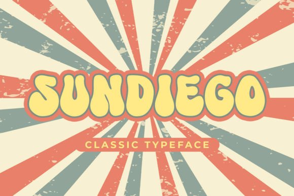 Sundiego: The Retro-Style Display Typeface Defining Modern Brand Identity
