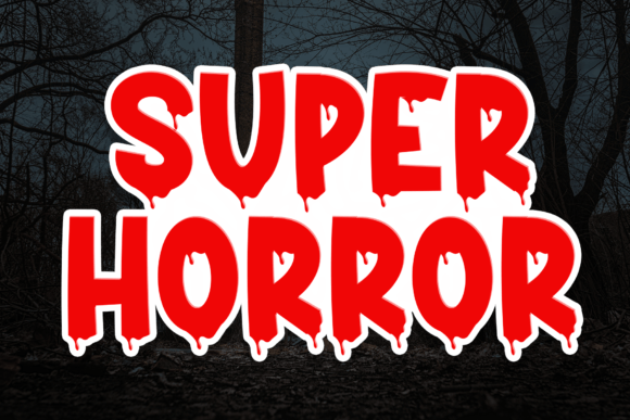 Super Horor: Bridging Whimsy and Modern Design in Display Typography