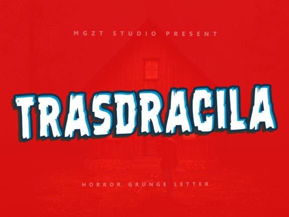 Trasdracila: A Spooky Font for Playful Horror