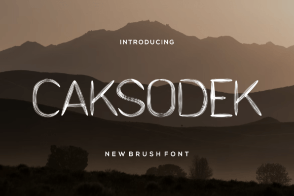 Unlocking Creative Potential: A Deep Dive into the Caksodek Dry Brush Font