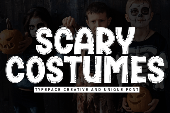 Unlocking the Charm of Scary Costumes: The Quirky Display Font That Defies Expectations